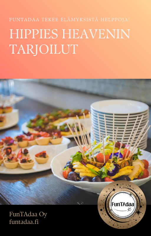 Hippies Heavenin tarjoilut – luonnonmukaiset reseptit ja Flower Power Bar