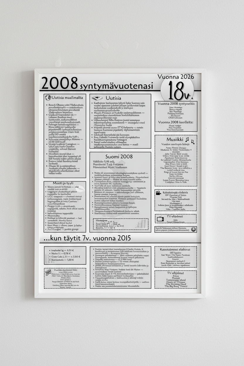 Syntymävuosijuliste 18v. mockup